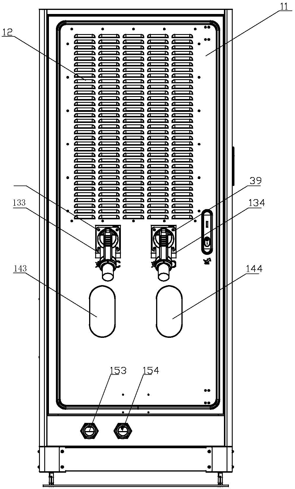 Integrated one-machine-multi-gun charging pile system and implementation method thereof
