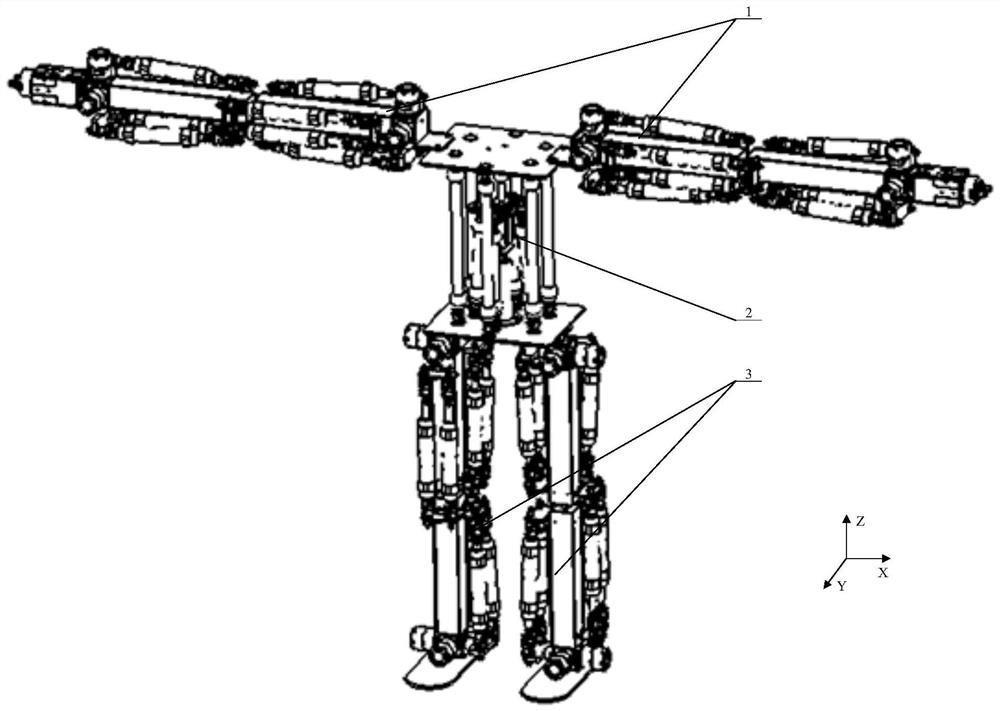 Robot system based on pneumatic muscles and air cylinders