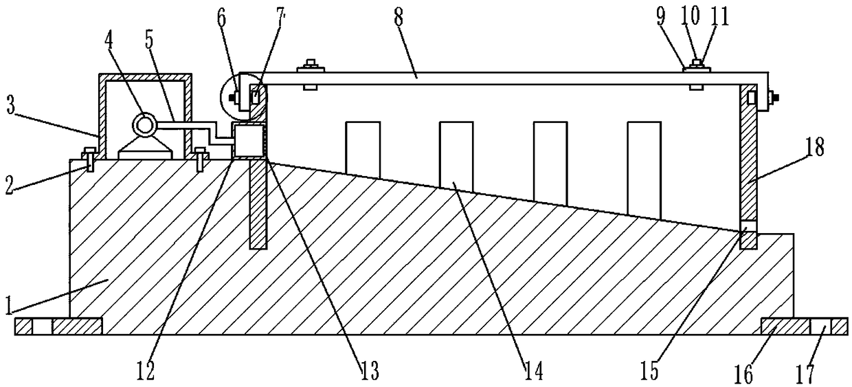 Pre-buried device of high- and low-voltage complete switch cabinet