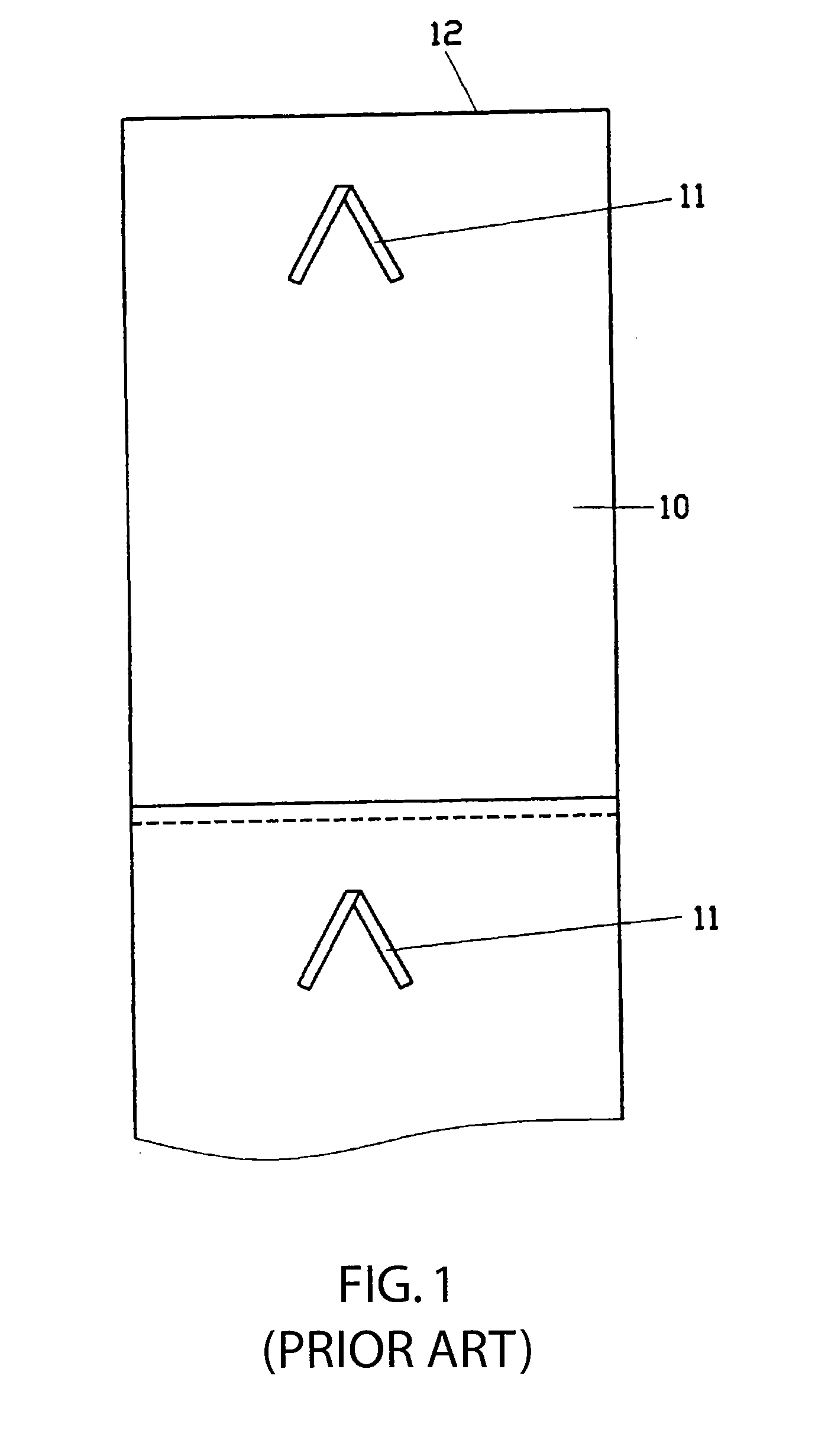 Integral closure system for a flexible bag
