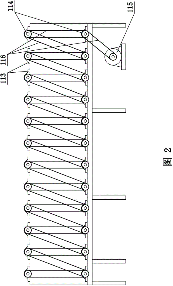 Zipper tooth oxidation line with shafts and bearing seats having longer service lives