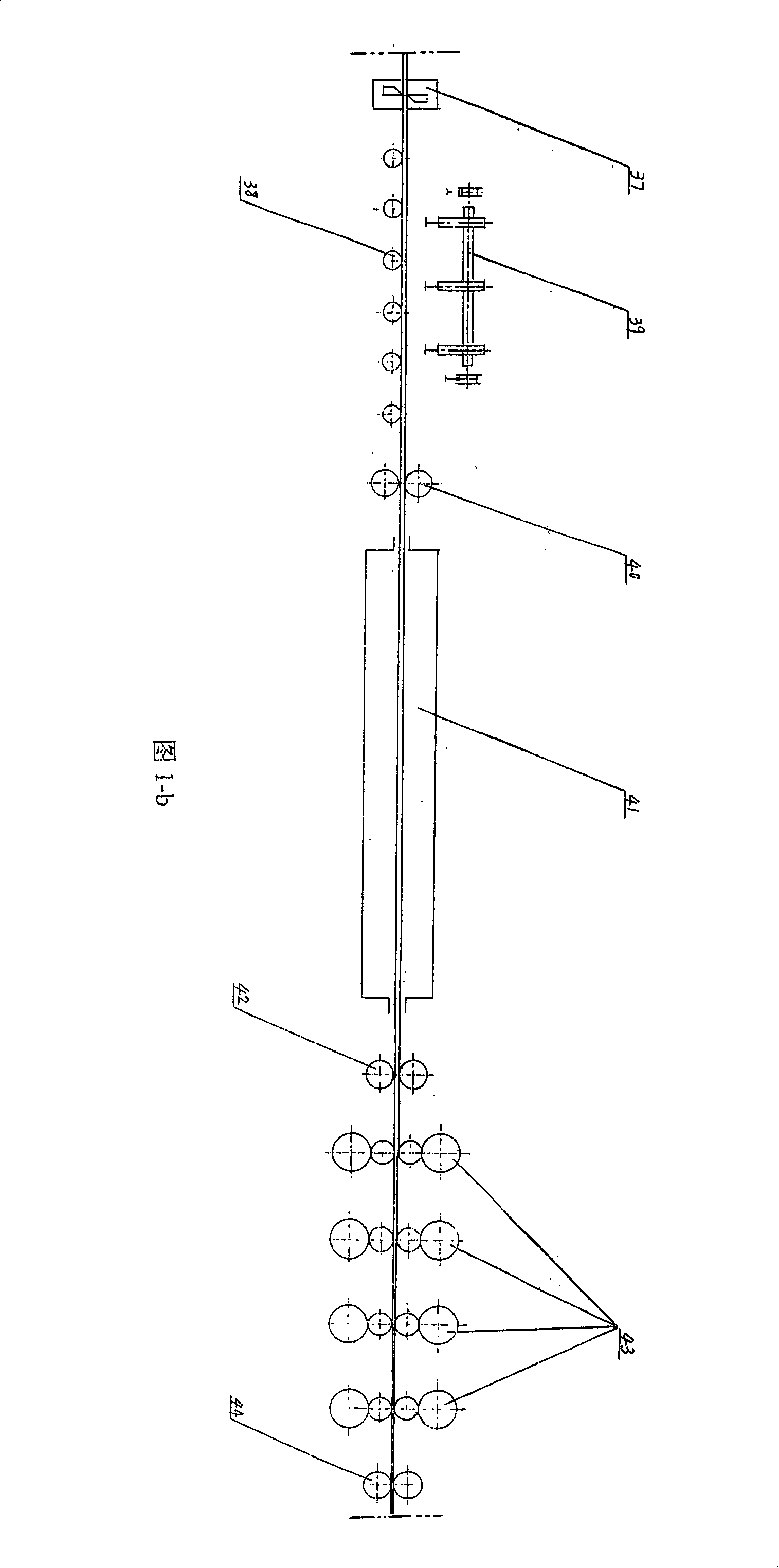 Method and device for producing different metal material composite plate and strip