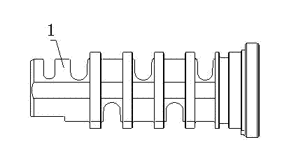 Large-flow continuous variable valve timing (CVVT) fuel control valve with filter screen