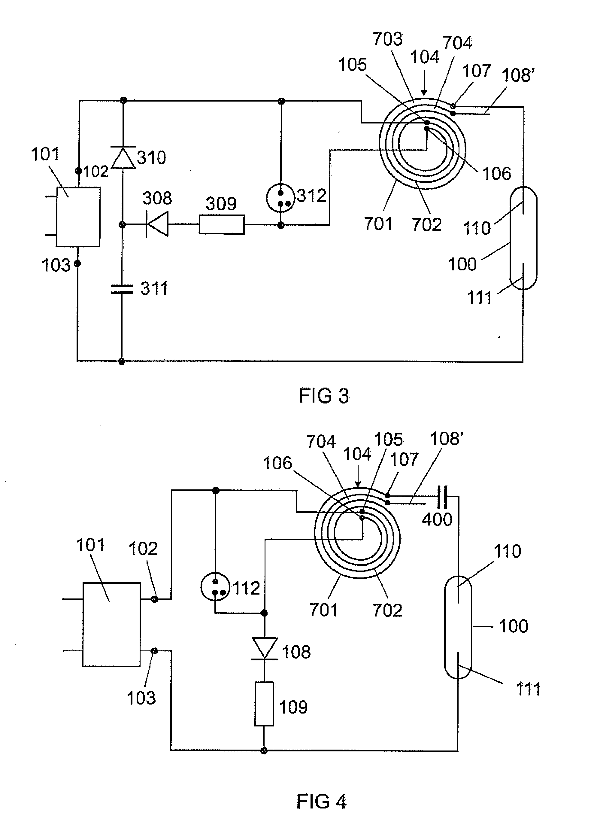 Starting Apparatus for a High-Pressure Discharge Lamp, and a High-Pressure Discharge Lamp with a Starting Apparatus