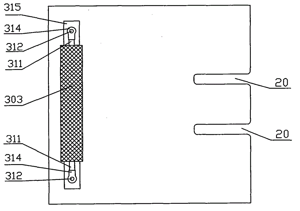 Sealing device for plastic bag packaging machine