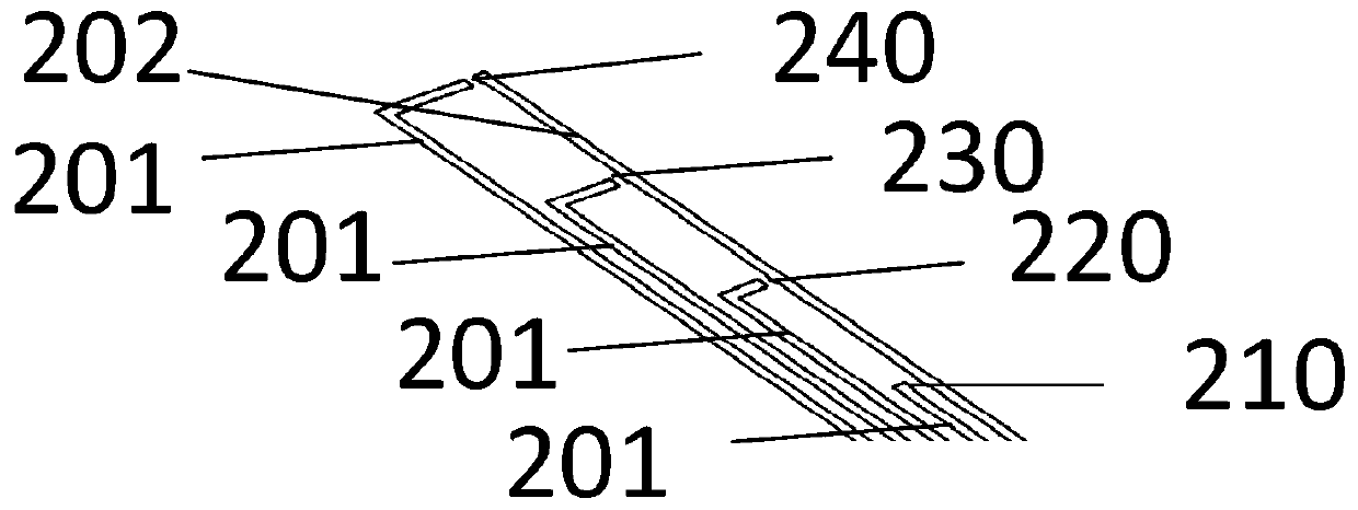 Cantilever beam gas sensor with multiple detection electrodes