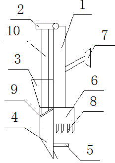 Cotton seed seeding machine