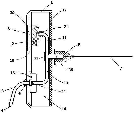 Pressure monitoring and releasing device for cerebrospinal fluid