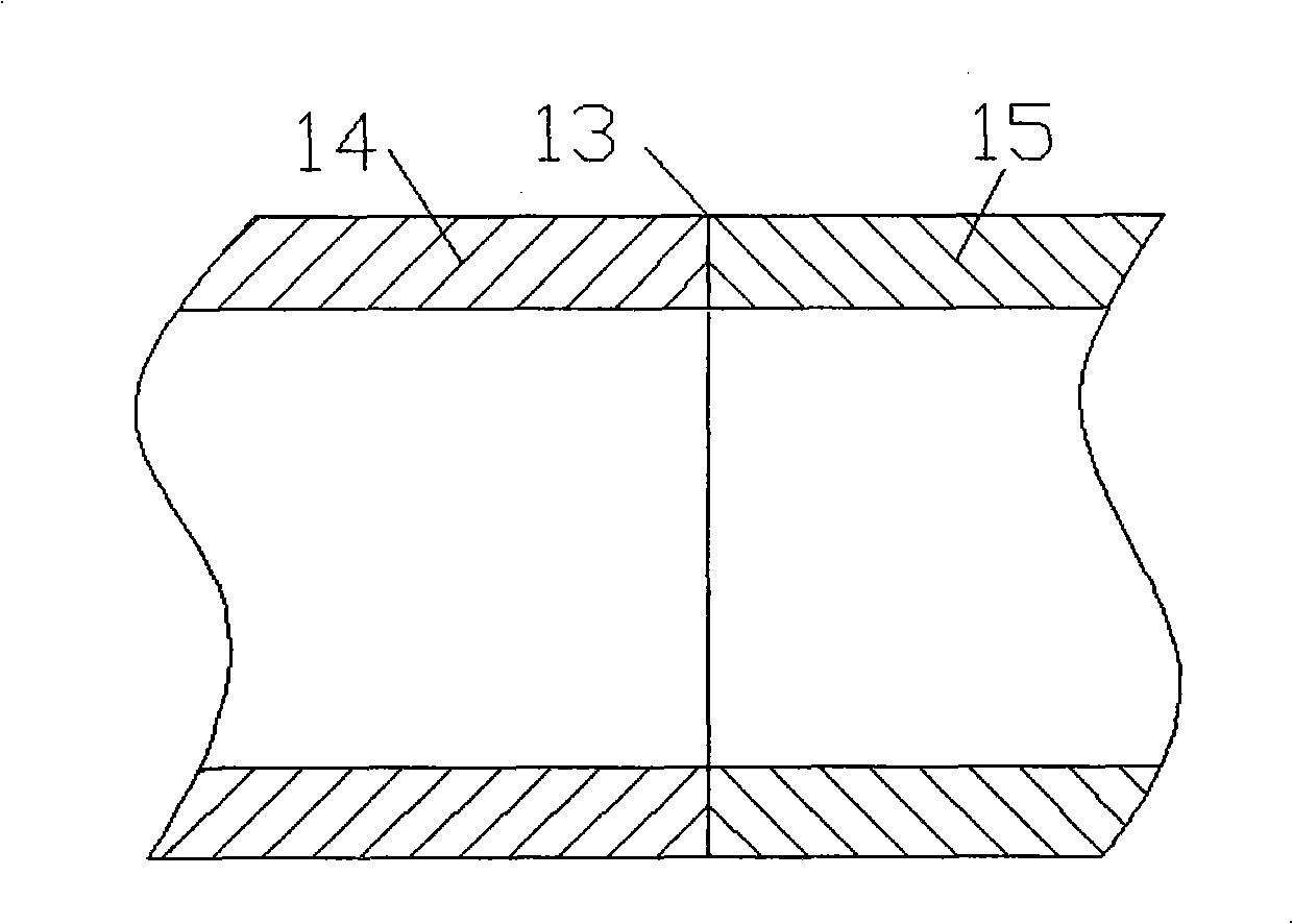 Method for welding stainless steel thin walled pipe circular seam joint and device