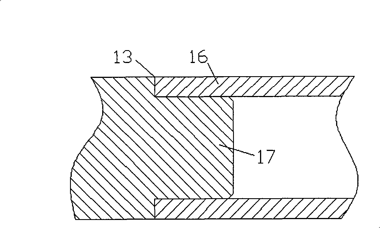 Method for welding stainless steel thin walled pipe circular seam joint and device