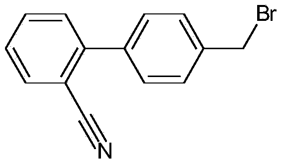 Crystallizing method for preparing high-purity 4-bromomethyl-2-cyanobiphenyl