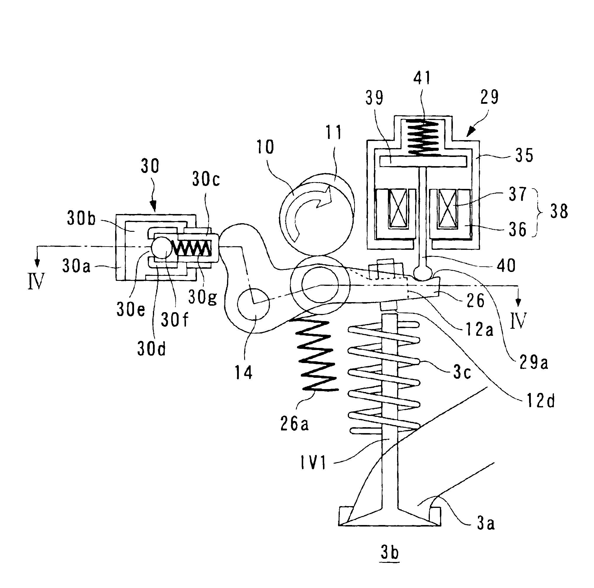 Valve control apparatus for internal combustion engine