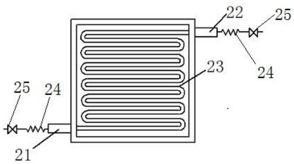 Temperature-adjustable humidifying and air supply combined device of air film coal storage shed