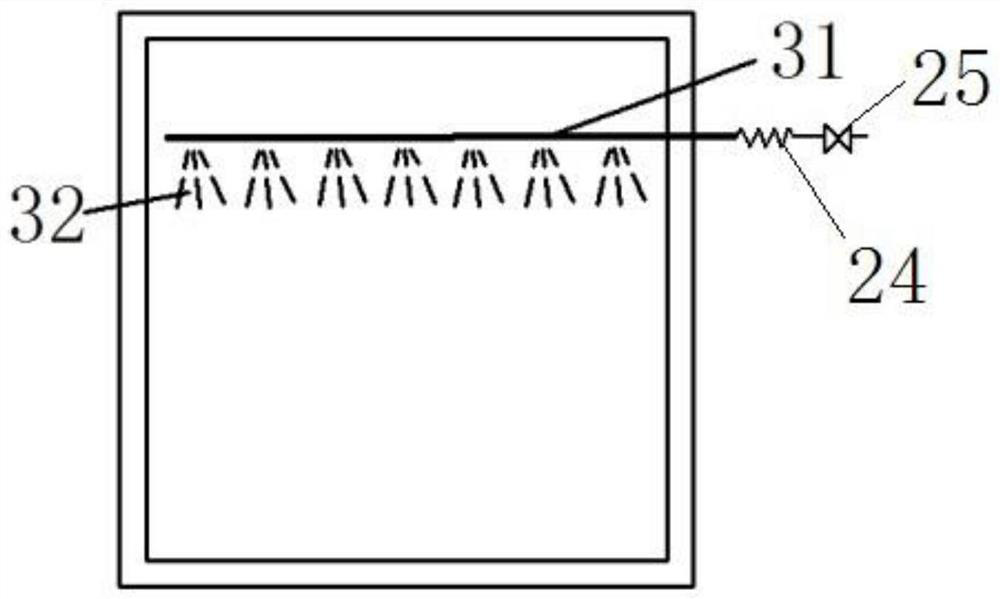 Temperature-adjustable humidifying and air supply combined device of air film coal storage shed