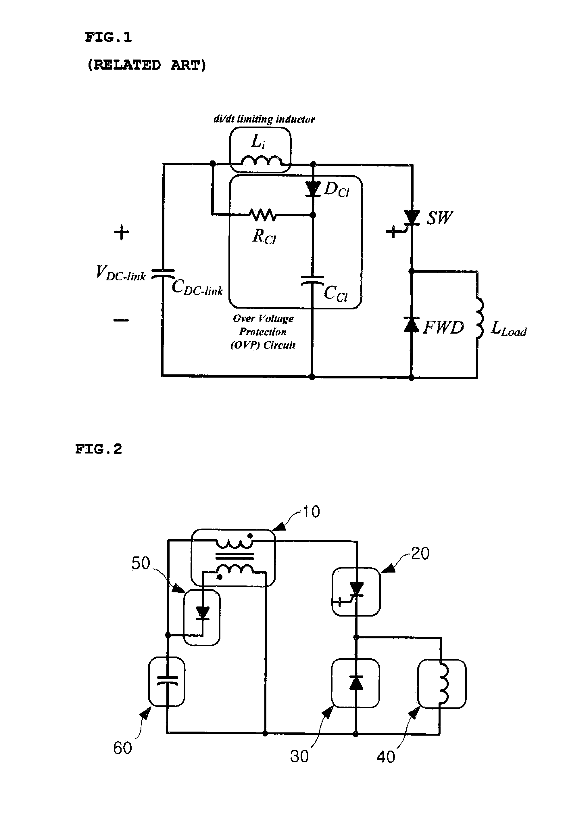 Flyback type snubber circuit