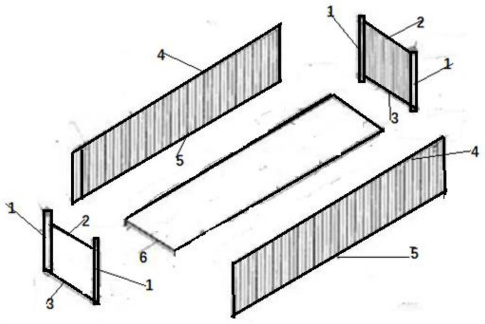 Fiber composite material container frame member and manufacturing method thereof