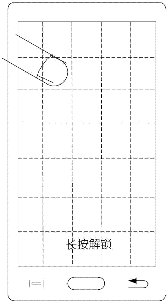 Intelligent terminal fingerprint unlocking device and method