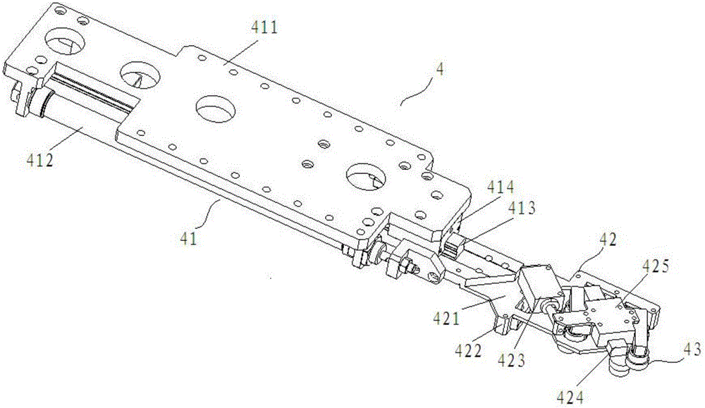 Material loading and unloading device