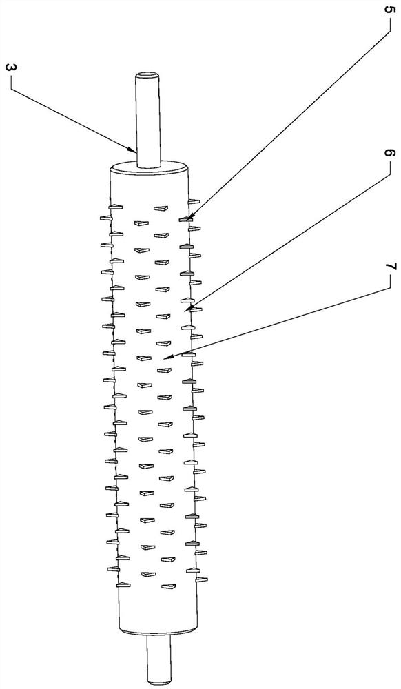 Rapid grain crushing equipment for agricultural equipment