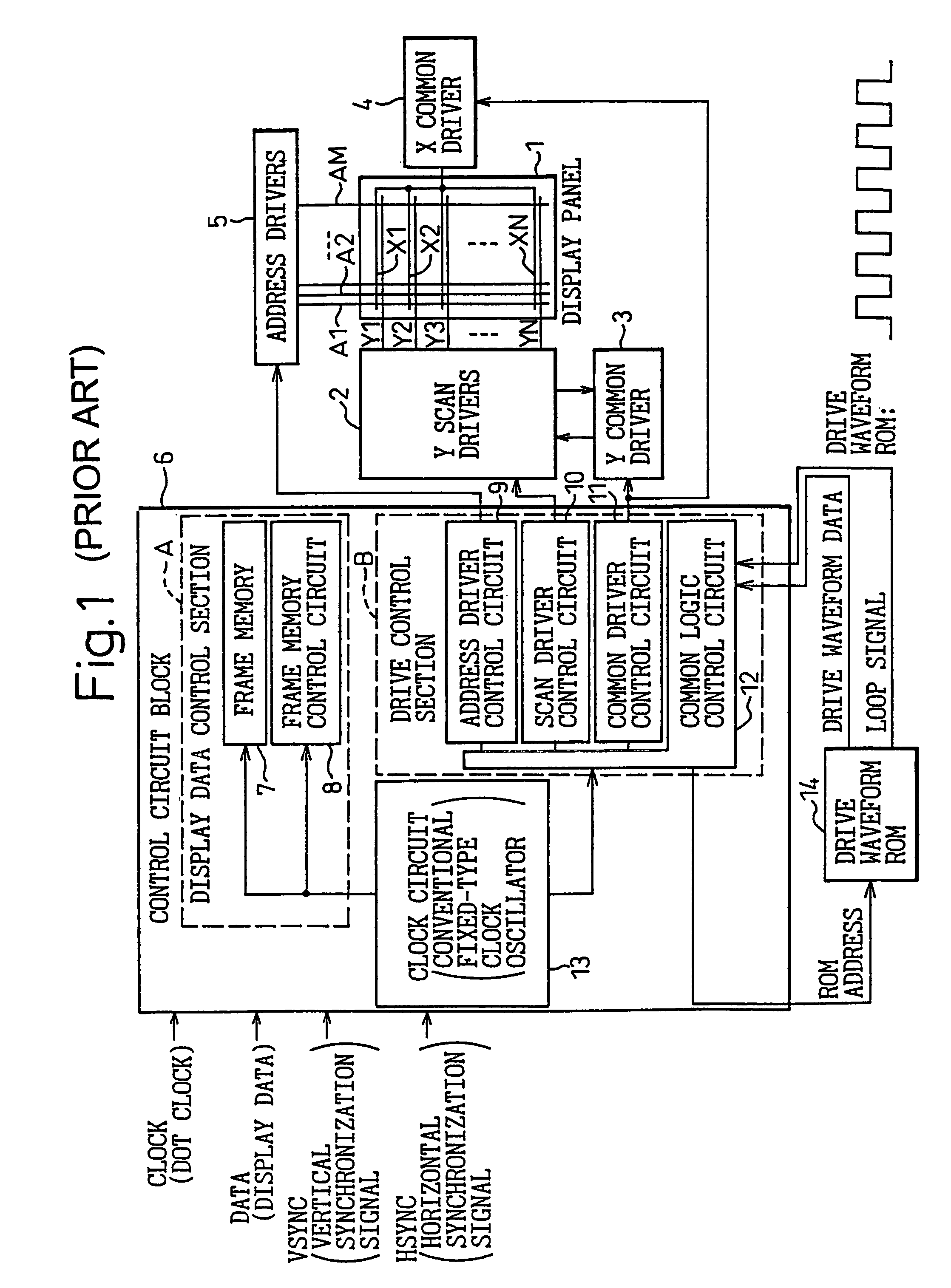 Display apparatus with reduced noise emission and driving method for display apparatus