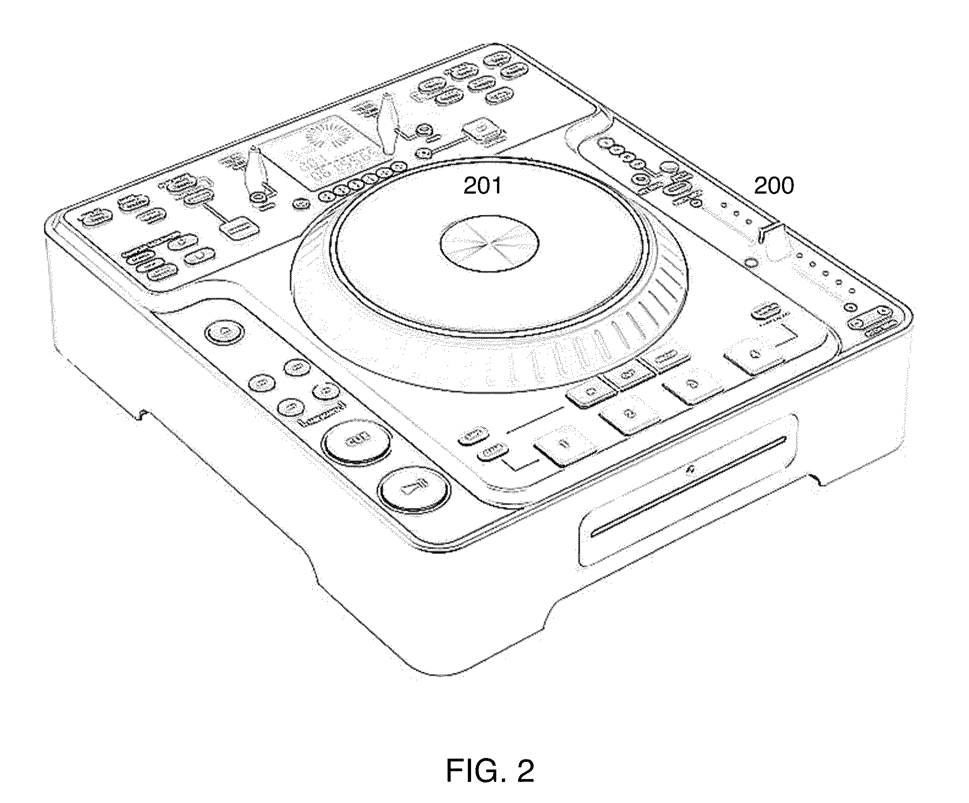Touch Pad Disc Jockey Controller