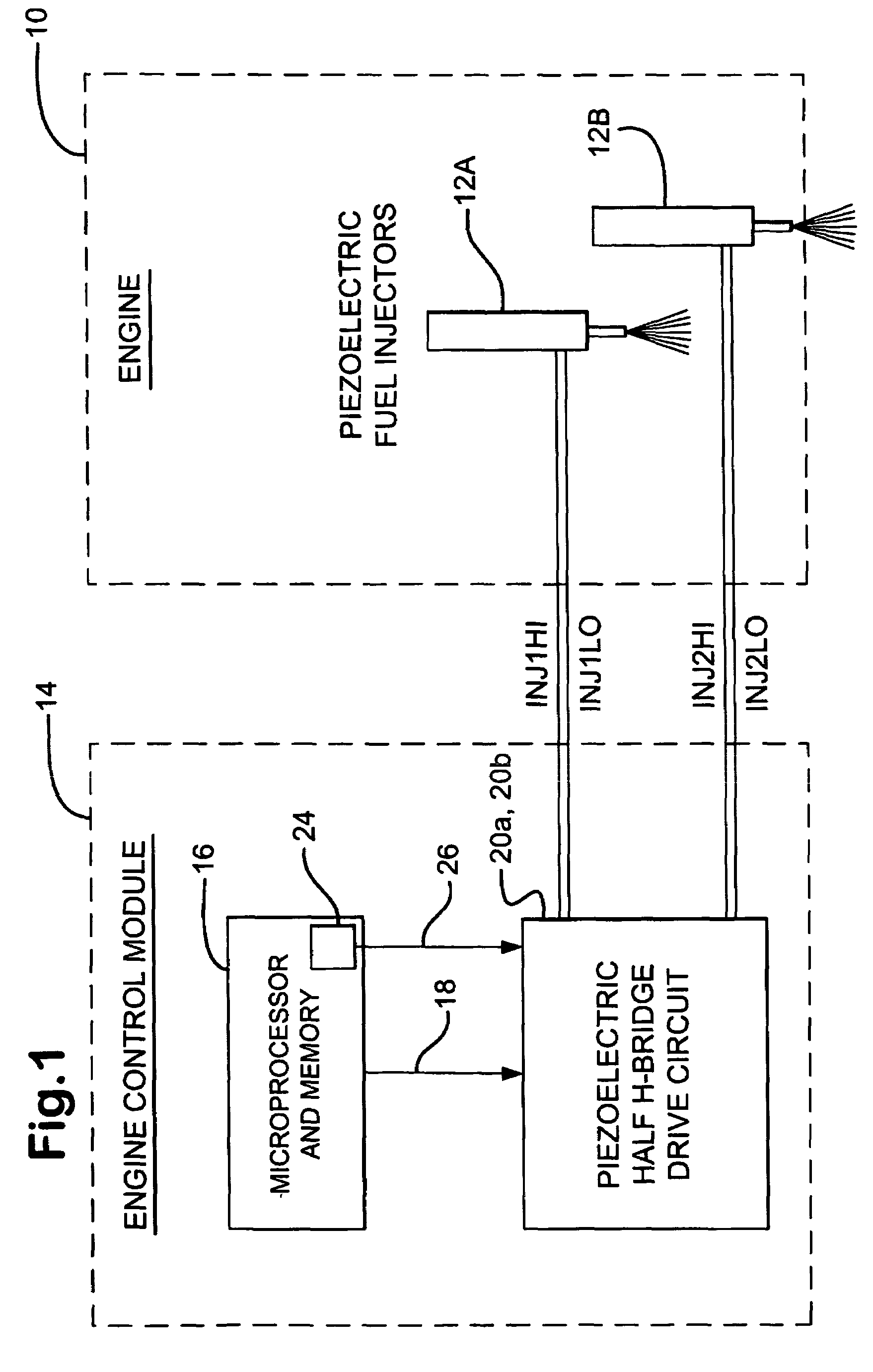 Drive circuit for an injector arrangement