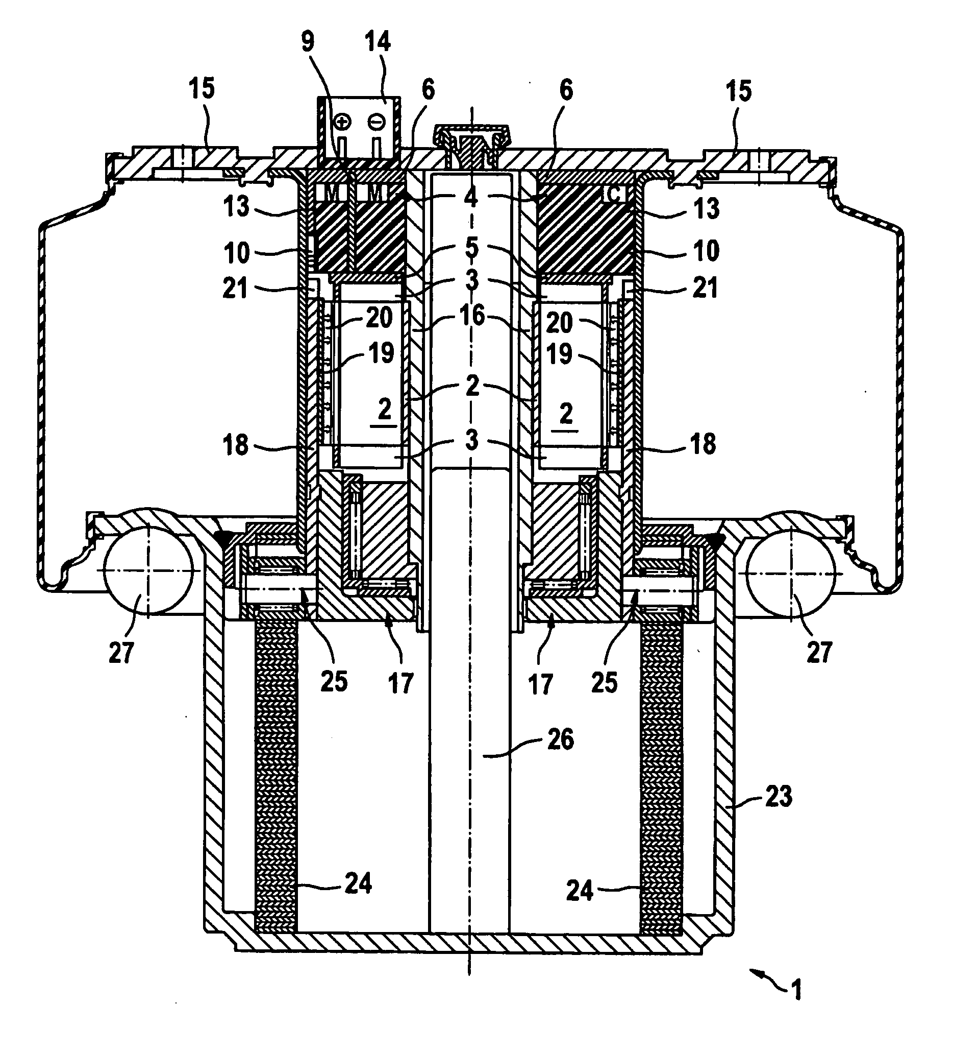 Electric actuation and process for making the same