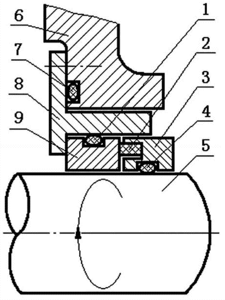 Adjusting method for sealing level of magnetic end face seal and special device thereof