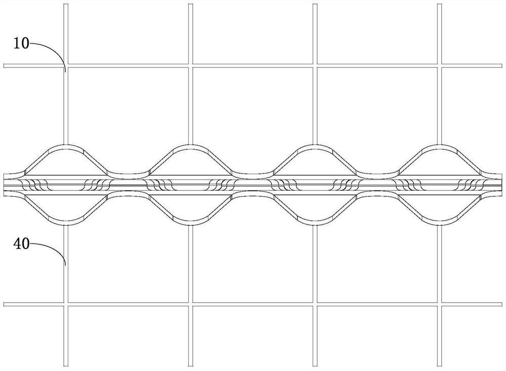 Fuel assembly positioning grillwork, fuel assembly and reactor core