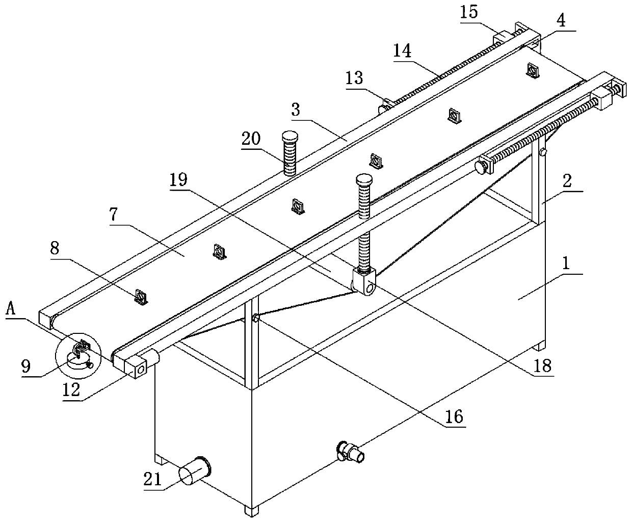 Metal surface galvanizing device and method