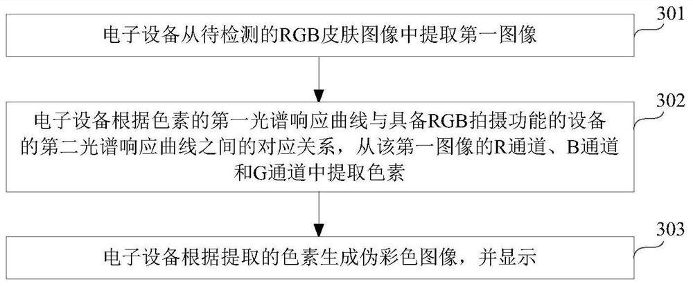 Pigment detection method and electronic equipment