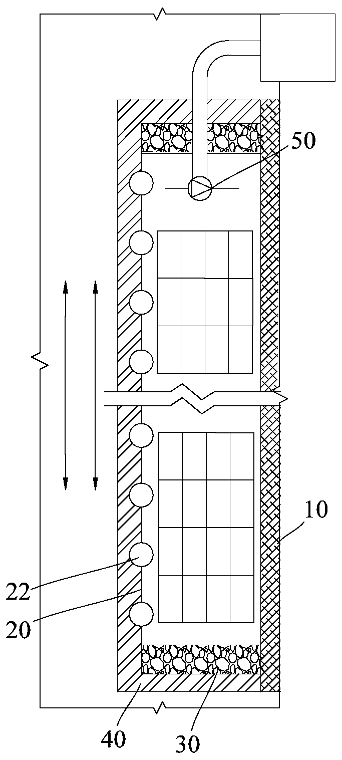 River sewage interception device and construction method thereof