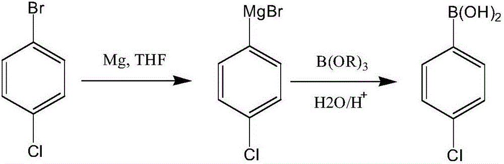 Synthesis process of boscalid intermediate 2-(4-chlorphenyl)phenylamine
