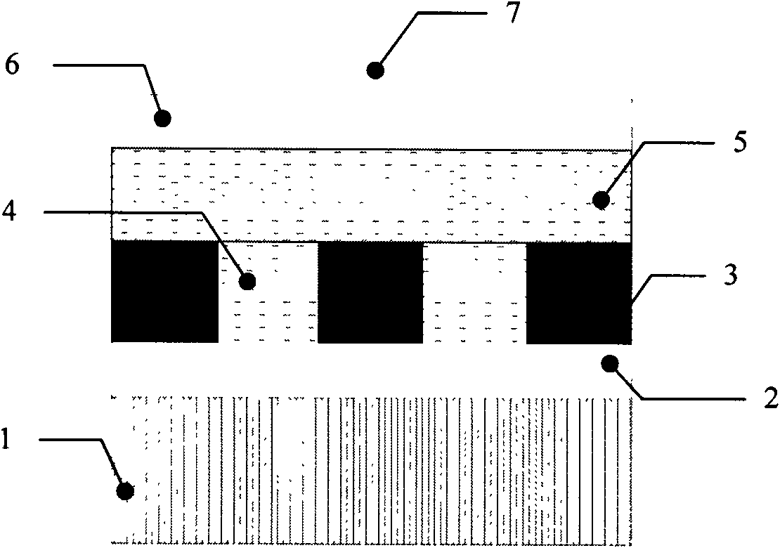 Tunable narrow-band pass filter based on polymer dispersion liquid crystal material