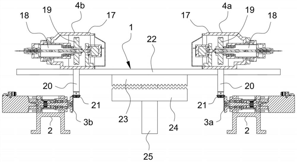 Fluted disc rotating positioning mechanism of milling cutter processing machine