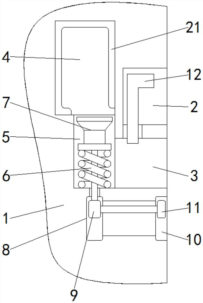 Concrete fabricated wall convenient for burying power transmission line