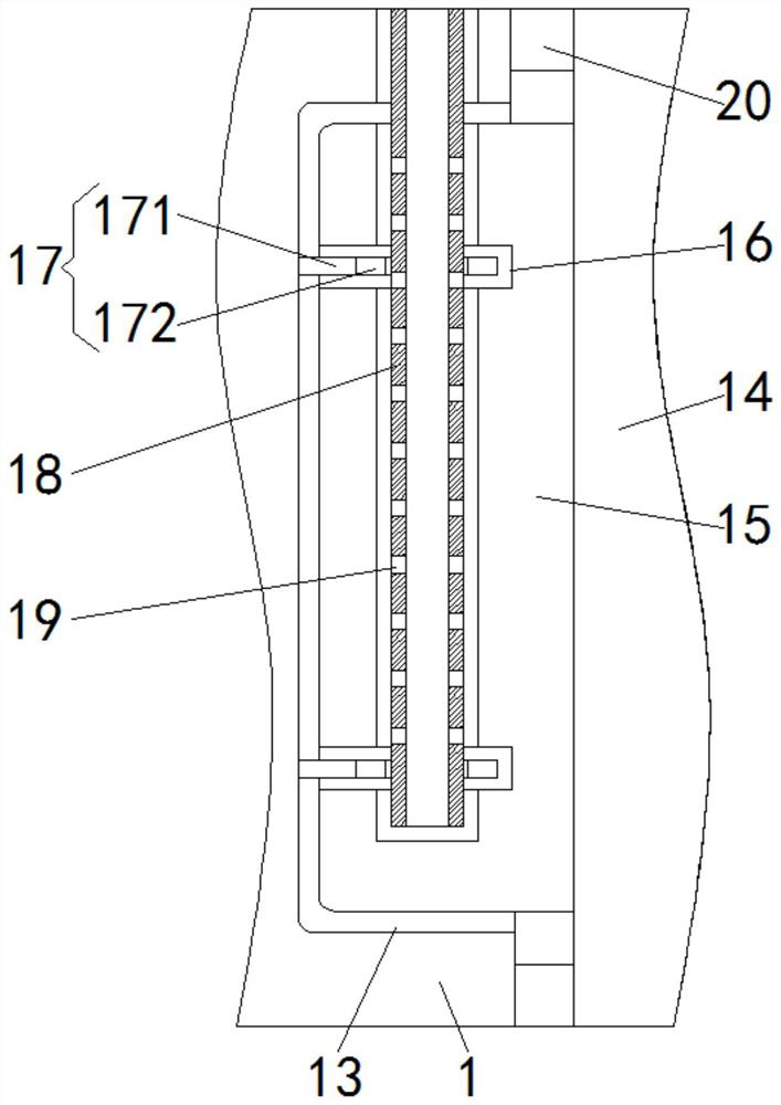 Concrete fabricated wall convenient for burying power transmission line