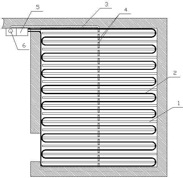 Floor ground heating device and installing method thereof