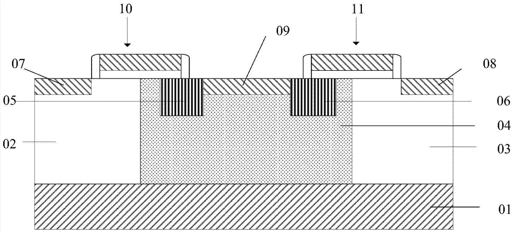 LDMOS (lateral double-diffused metal oxide semiconductor) transistor structure and formation method thereof