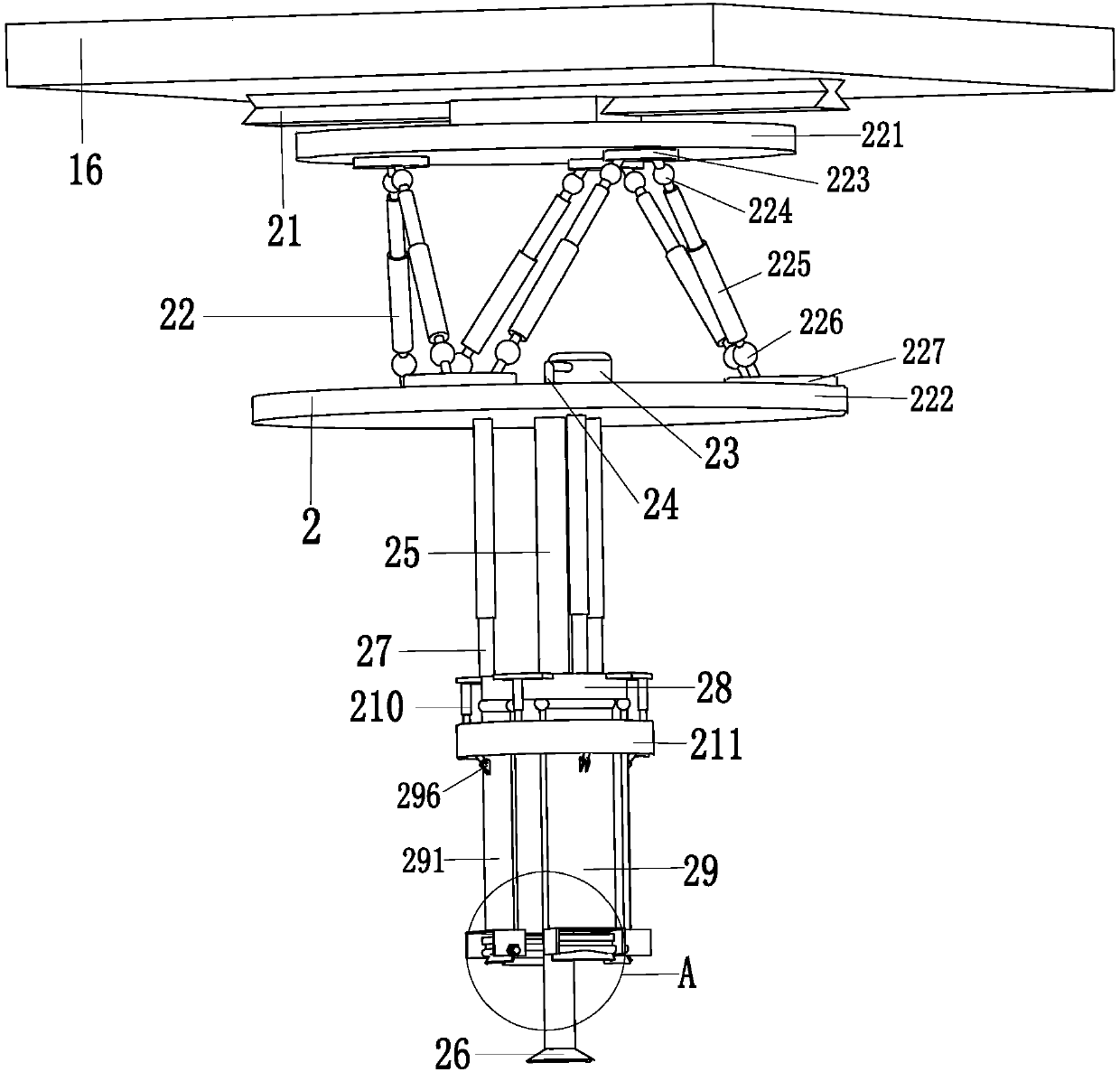 Neurosurgical back nervous system massaging healthcare instrument