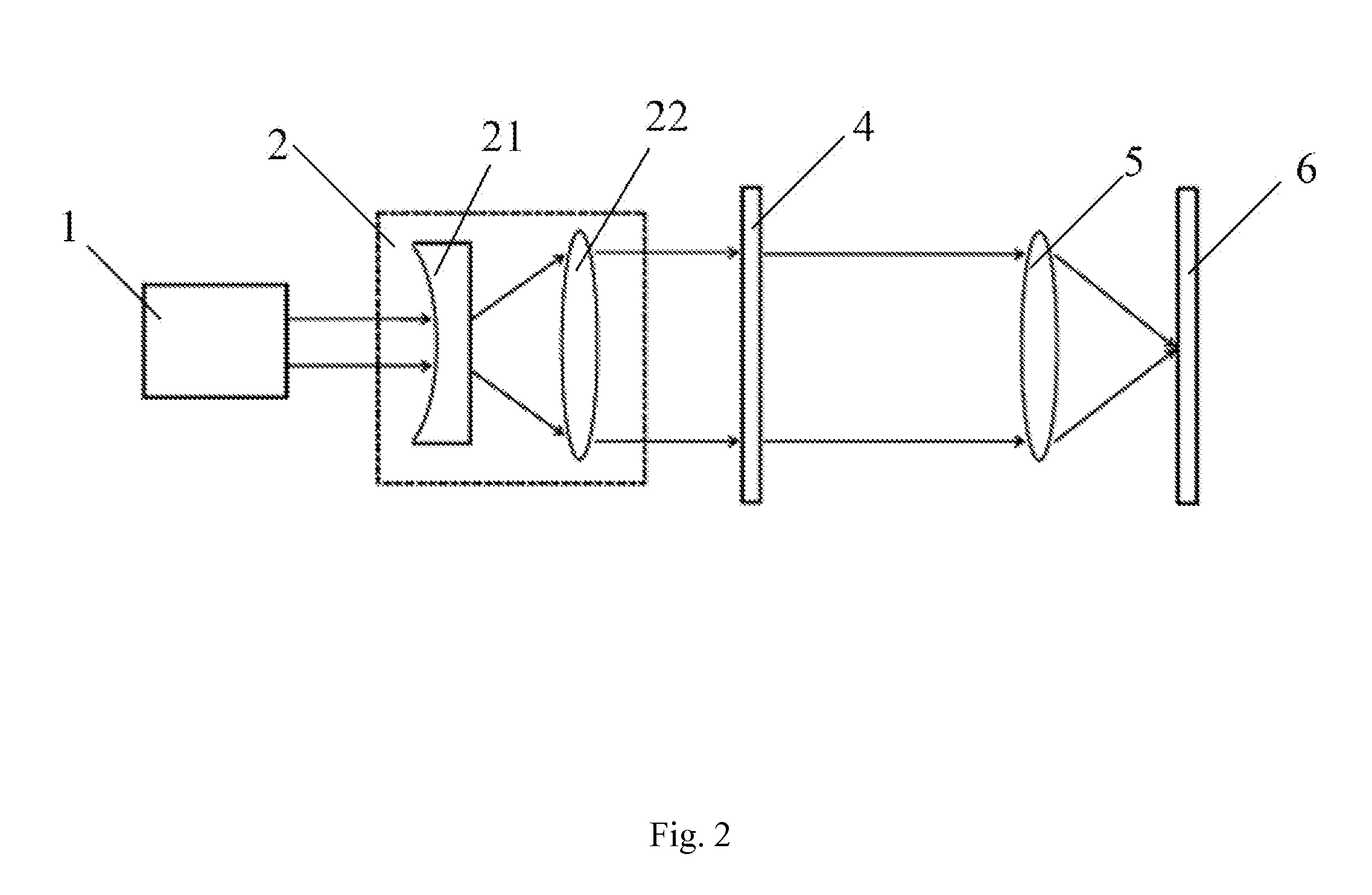 Optical system for 3D printing and control method thereof