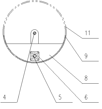 Feeding and propelling device for pipe internal leakage flux detector