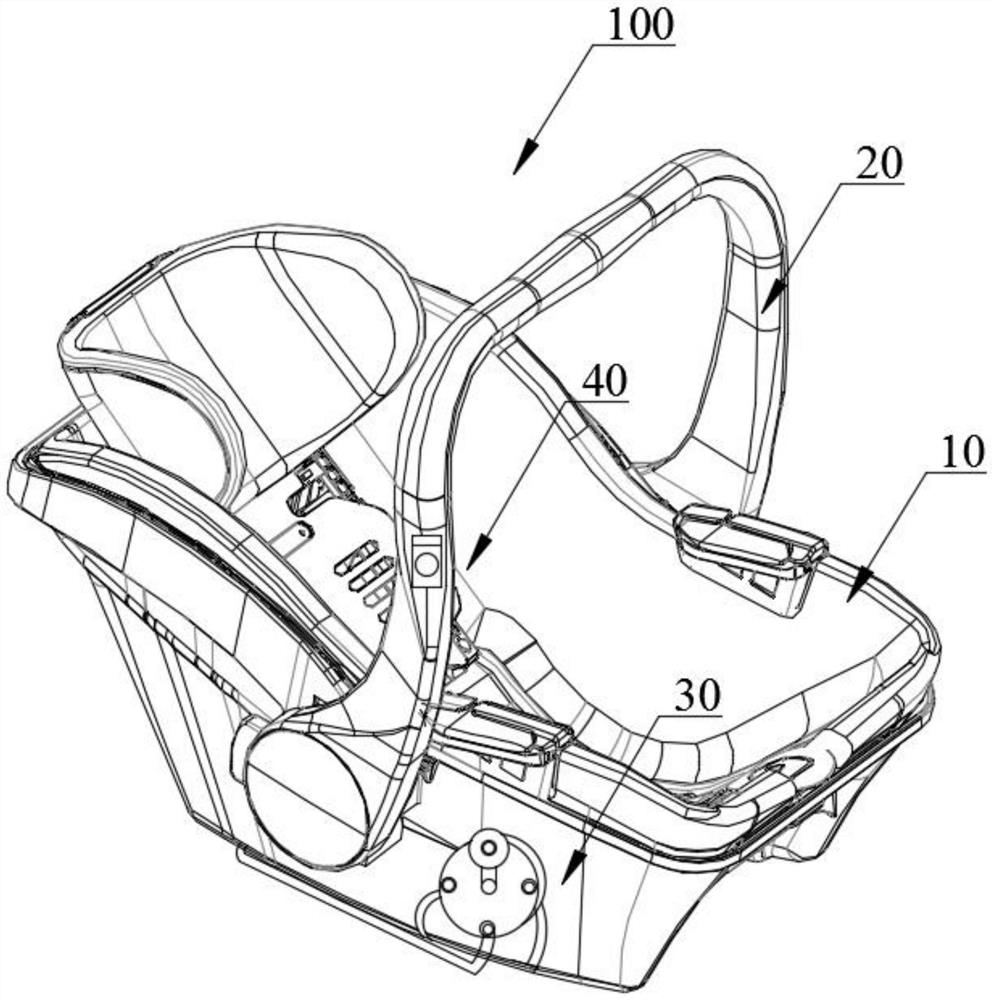 Baby basket facilitating sleeping posture adjustment