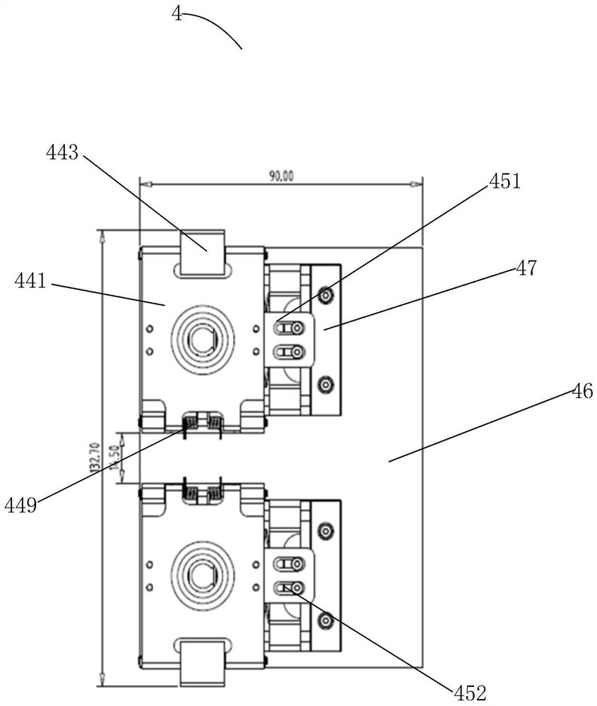 A voice coil motor life testing system