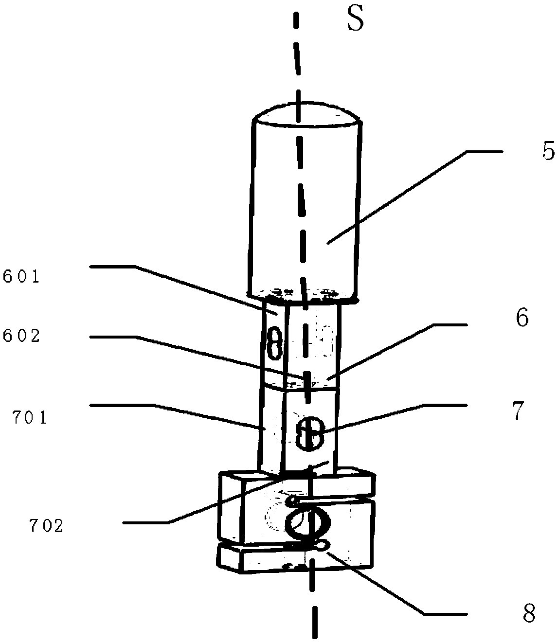 Contact force and pressure detection device and data analysis method of arm support platform