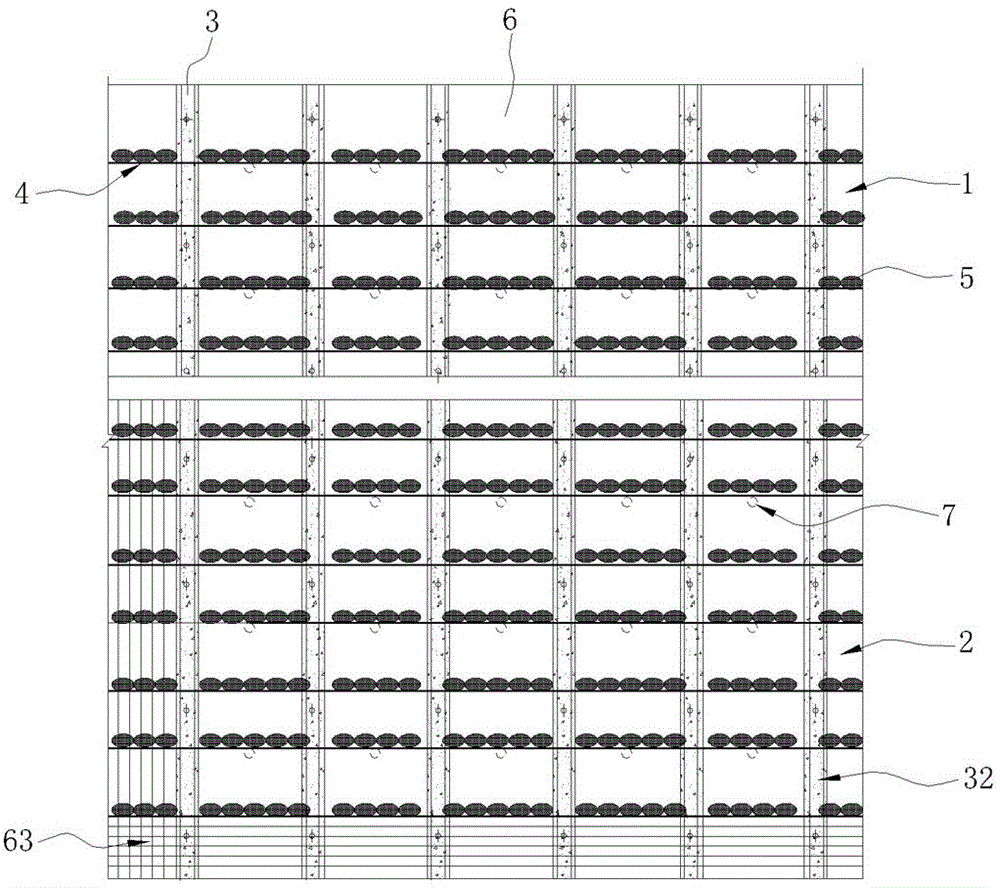 A slope greening protection structure and its construction method