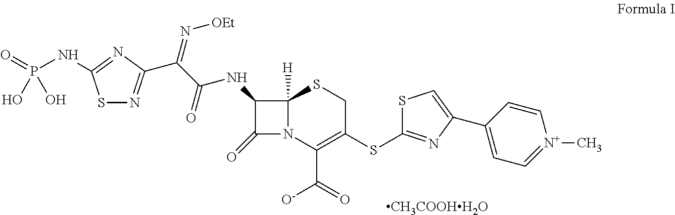 Process for preparing ceftaroline salts or hydrates thereof