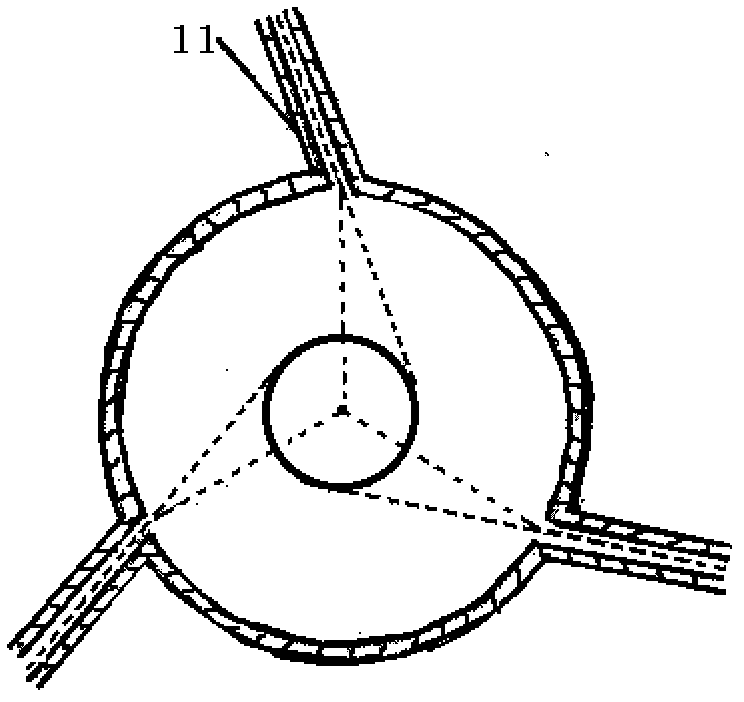 Method for assisting in igniting low-volatile coal in burning by adding oxygen