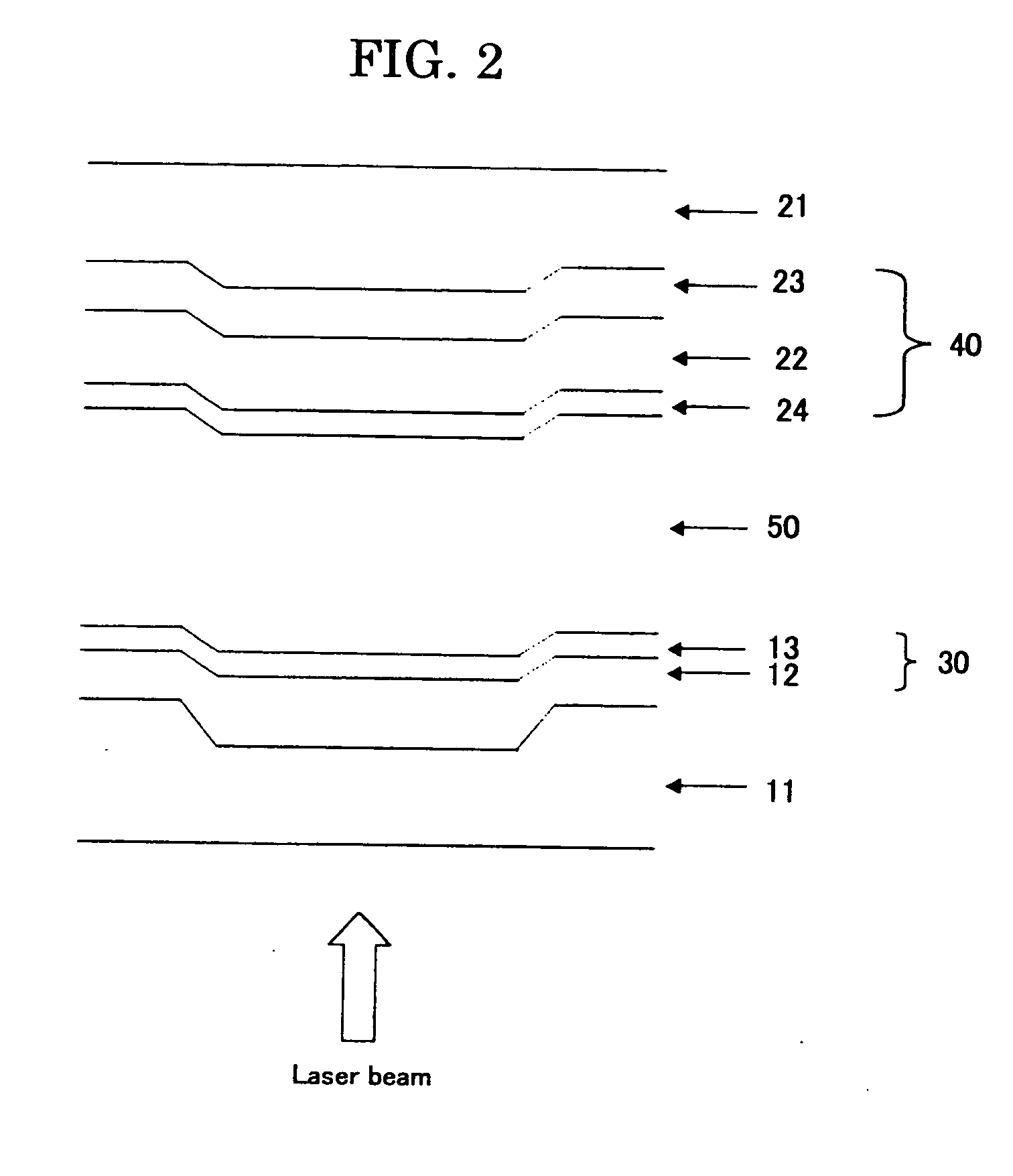Two-Layered Optical Recordable Medium, Recording and Reproducing Method Thereof, and Optical Recording and Reproducing Apparatus Using the Same