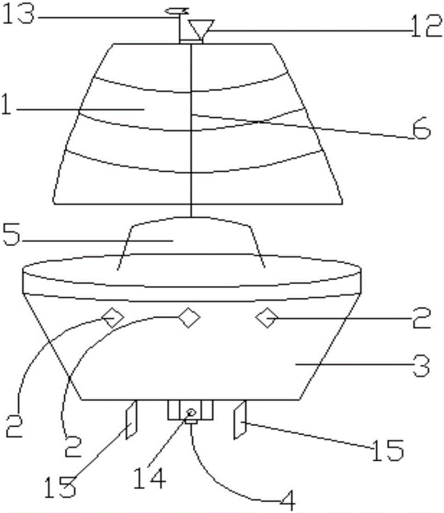 Marine buoy with function of automatic avoidance collision